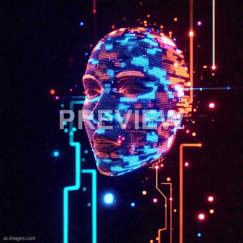 15540 - a-pixelated-3d-abstract-face-with-glowing-data-stream_250706004505_00001